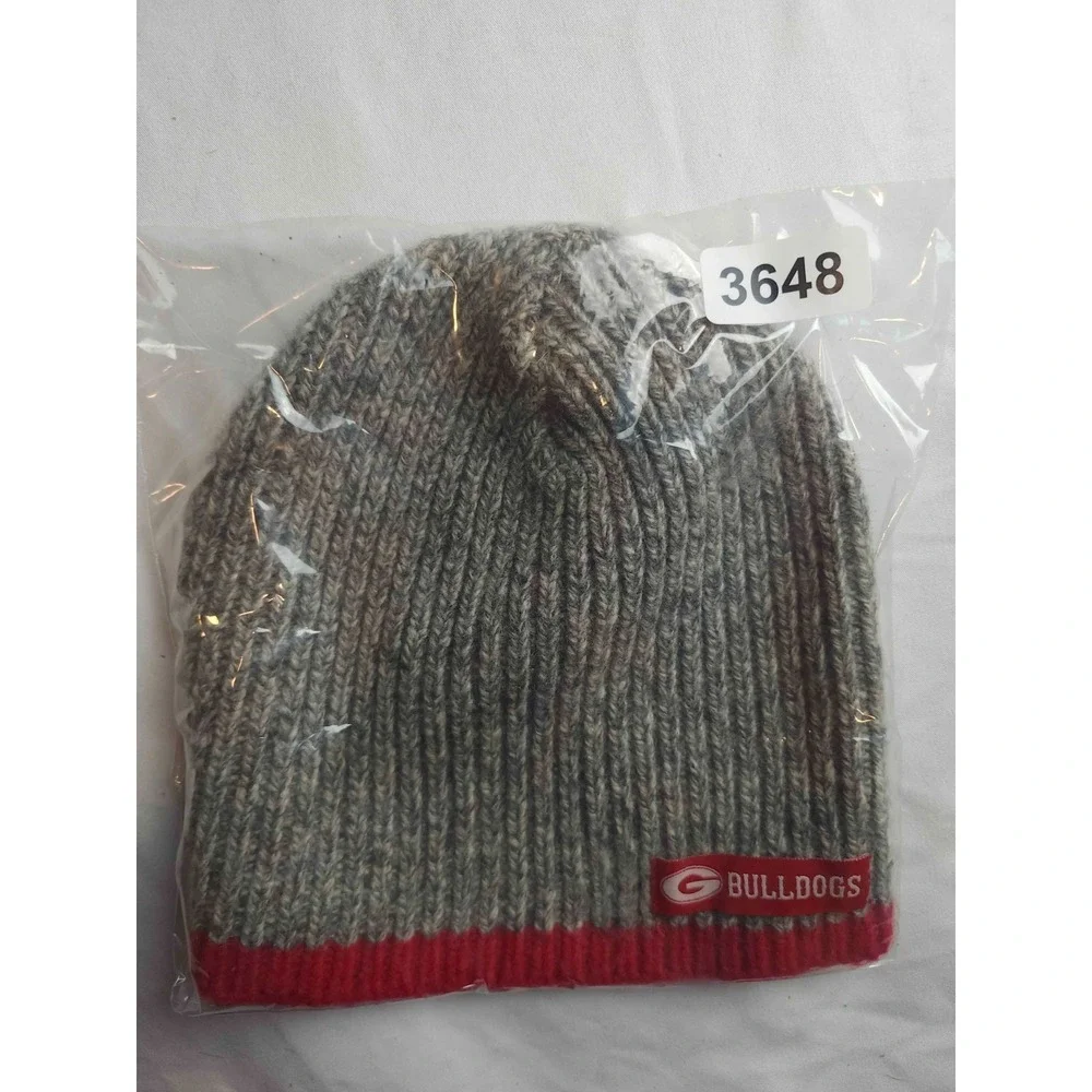 UGA Georgia Bulldogs Beanie Hat OSFM Knit Sporty Athleisure College Streetwear